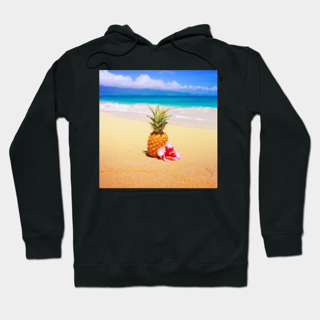 Pineapple Beach Days Hoodie by alohaportraits